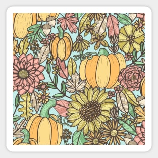 Cottage Autumn Bounty Sticker